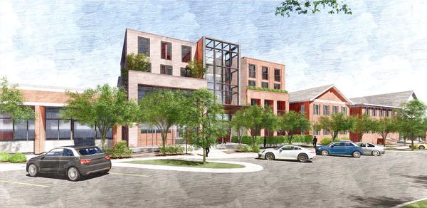 Modern-Looking Boutique Hotel Proposed For South Roanoke's Crystal Spring Village Center
