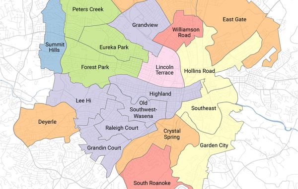 These 3 Maps Show Where Roanoke's City Council Candidates Were Most Popular